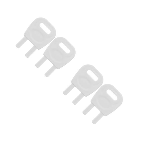 OUNONA 4 Pcs Replacement Key for Paper Towel Dispensers Commercial Dispensers Key Bathroom Tissue Holders Key Replacement Paper Towel Dispenser Key White