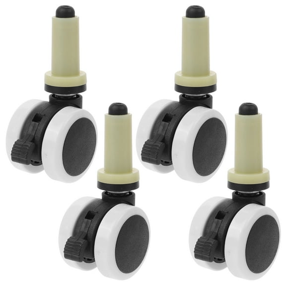 OUNONA 4 Pcs Retractable Caster Wheels Castors Baby High Chair