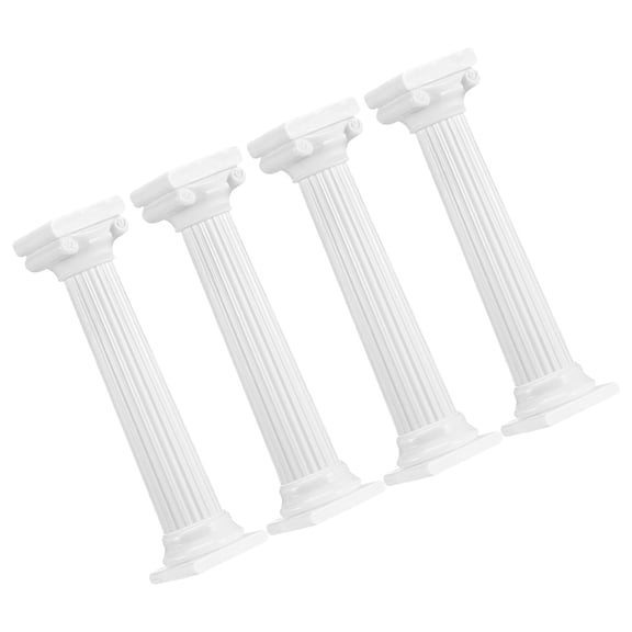 FOLOYORI 4Pcs Cake Pillars For Wedding Cakes Roman Column Support For Themed Events