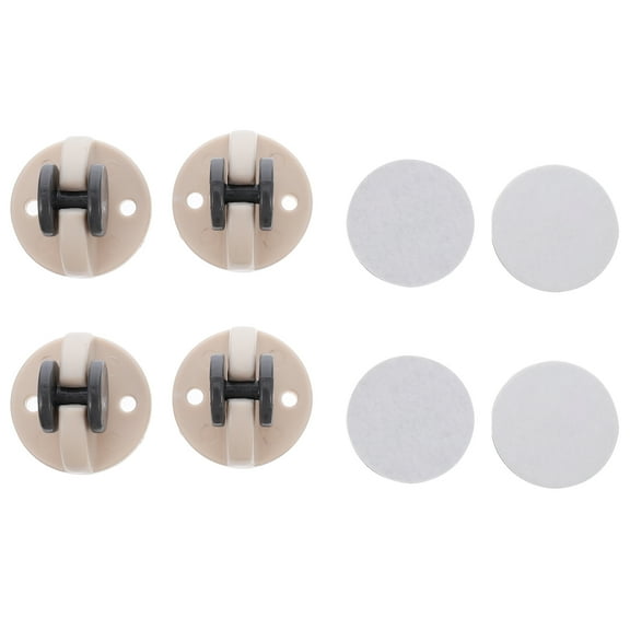 OUNONA 4 Pcs Self Adhesive Wheels Furniture Swivel Self-adhesive Caster