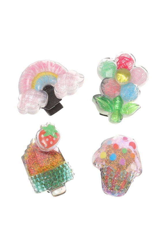 4 Pcs Shoe Clips for Kids Work Boot Laces Shoelace Buckle Child 2.80X2.50X2.00CM