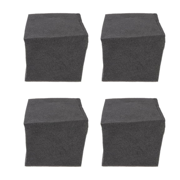 OUNONA  4 Pcs Sound Proof Cotton Acoustic Foam Soundproofing Insulation Black