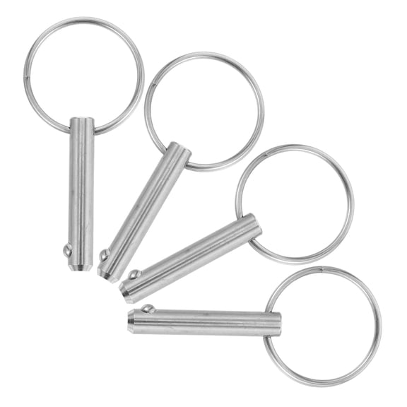 OUNONA 4 Pcs Stainless Steel Quick Release Pins Boat Accessory Silver Marine Parts