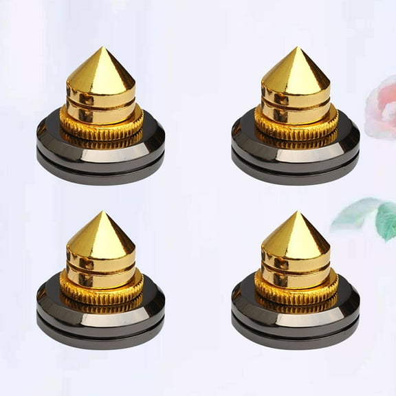 OUNONA 4 Pcs Subwoofer Stand for Floor Speaker Decoupling Turntable DIY