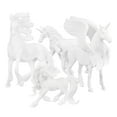 thumbnail image 1 of OUNONA DIY Painting Unicorn Figurines for Kids Playing Made of ABS White Pieces, 1 of 8