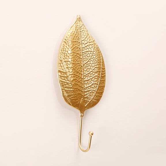 BALAHAPY Golden Metal Wall Coat Hooks, Nordic Design, Multi-Functional, Sturdy and