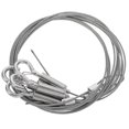thumbnail image 1 of OUNONA 4 Pcs Wire Hanging Rope Hanging Picture Accessories 100.00X1.90X0.90CM Silver, 1 of 8