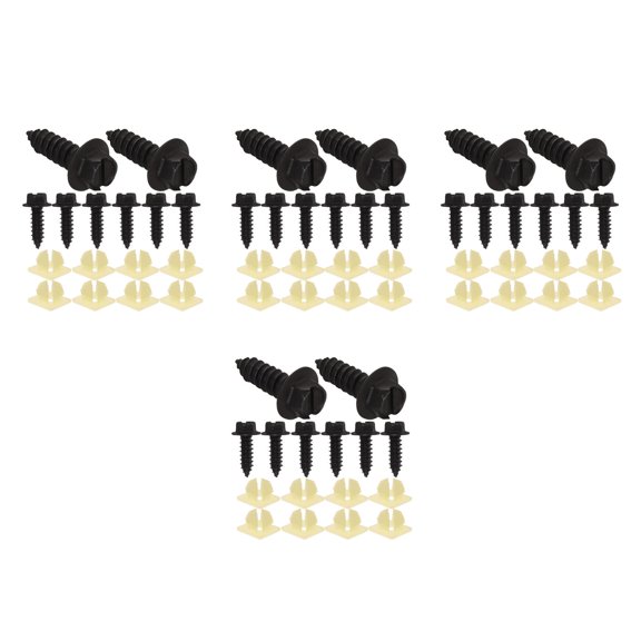 OUNONA 4 Sets  Auto Fasteners Car Bumper Repair Clips Fastener Kit Bumper Fasteners Car Bumper Push Clips Car Bumper Panel Clips Car Bumper Trim Clips