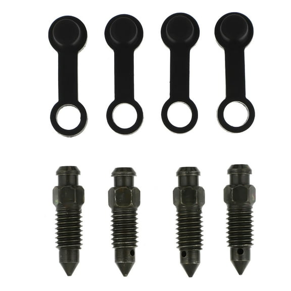 OUNONA 4 Sets Khaki Slippers Motor Bike Screw Bleed Nipples Motorcycle Brake Screws