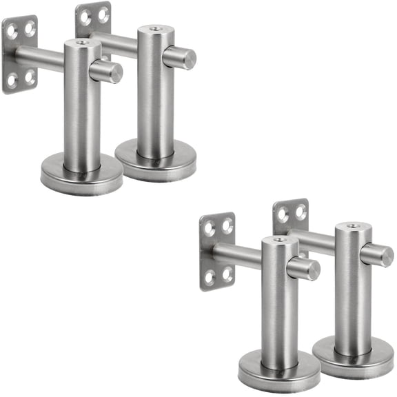 NUOLUX Adjustable Stair Railing Support Handrail Bracket for Indoor and Outdoor Use 4Pcs