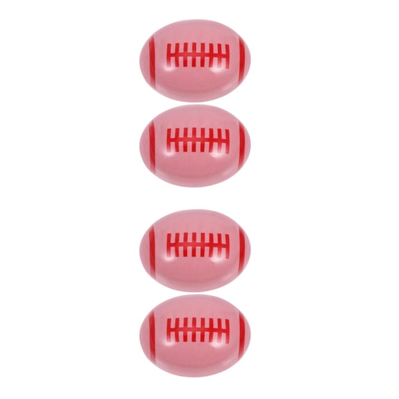 OUNONA 4 pcs Rugby Ceramic Knobs For Cabinets Adorable Sports Ball Drawer Pulls For Kitchen Closet And Furniture Drawer Pulls Replacement