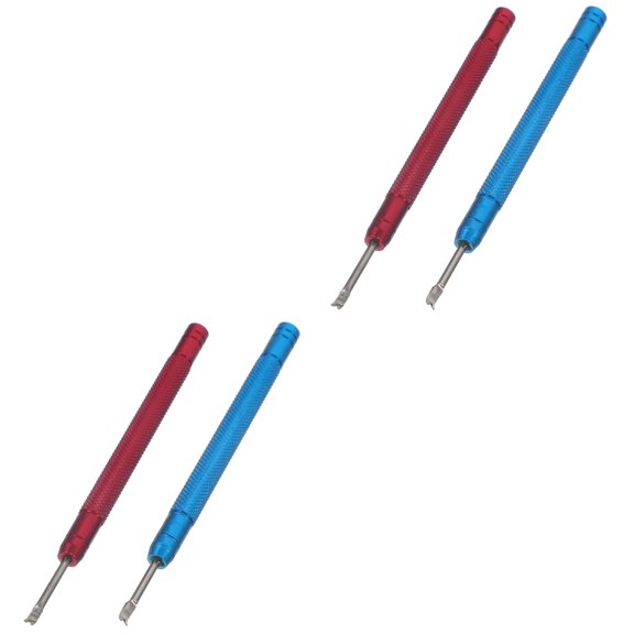 OUNONA 4 pcs Watch Repairing Tools Watch Needle Removing Tool Watch Repair Accessory