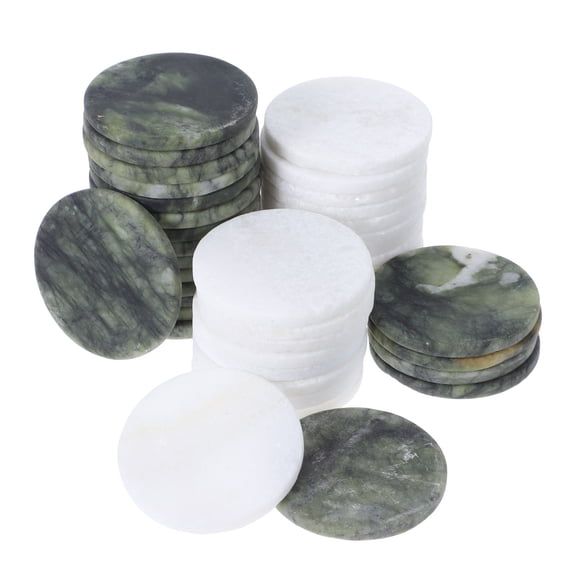 OUNONA 40 Assorted Color Natural Skipping Stones for Crafting and Outdoor Fun Lightweight Water Game Toys