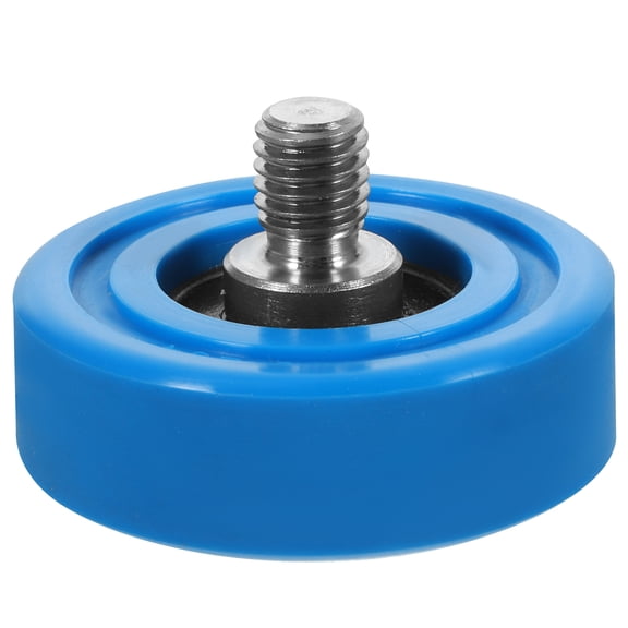 BESTYASH Window Pulley with Screw Black Plastic Coated Ball Bearing for Smooth Sliding Machine Use
