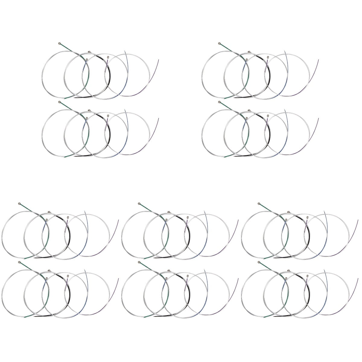 OUNONA 40 Pcs 4/4 Violin Strings Full Kit Fiddle String Replacement Violin Accessories Violin Parts