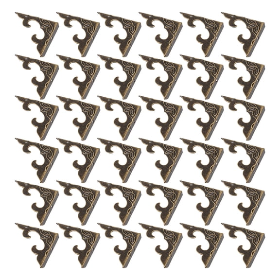 DRAFIDEEP Book Scrapbooking Corner Covers Iron Craft Enthusiasts 40Pcs 3X3Cm