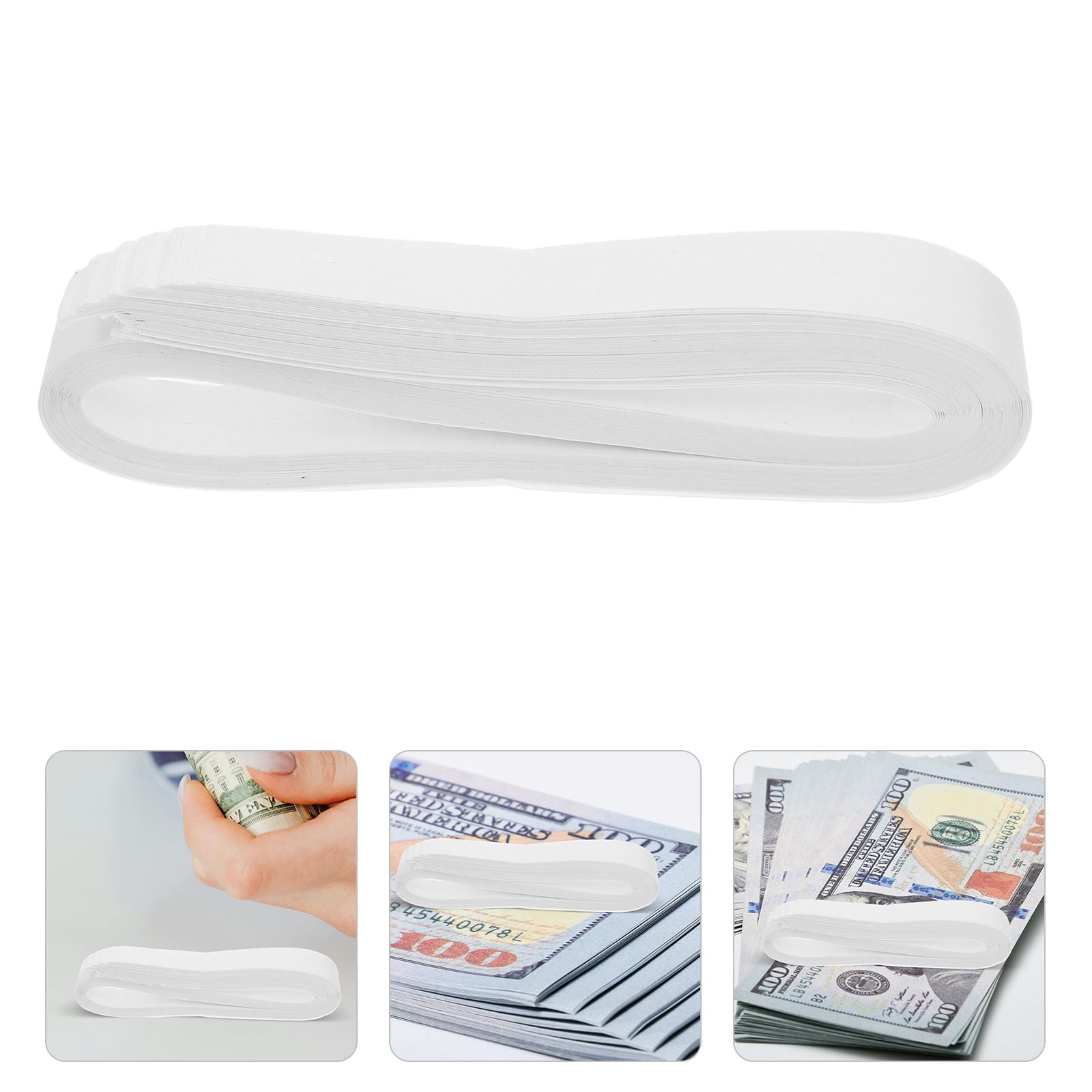 WEAVILUX Money Paper Wraps for Cash Currency Strap in Banks 40Pack ...