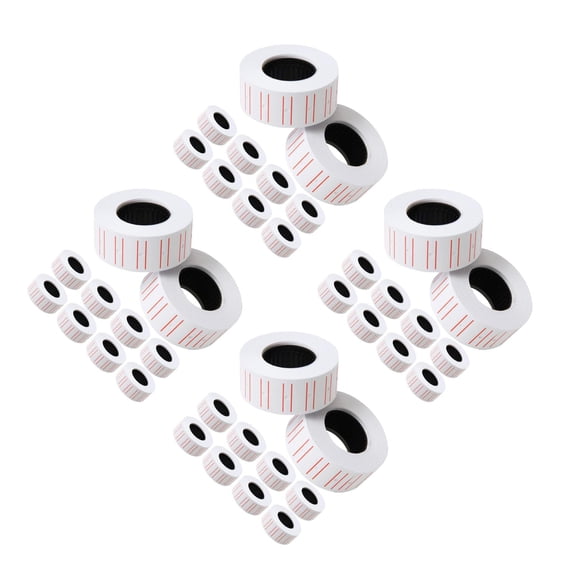 OUNONA 40 Rolls Pricing Labels Total Stickers Easy To Use Pricing Tag Labels Paper For Retail Shop Store Office Price Supplies