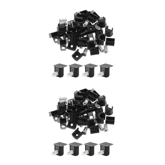 OUNONA 40 Sets Shelf Bracket Wall Mount Support Holder Shelf Pin Cabinet Shelf Pegs Heavy Duty Shelf Support Pegs With Mounting Screws