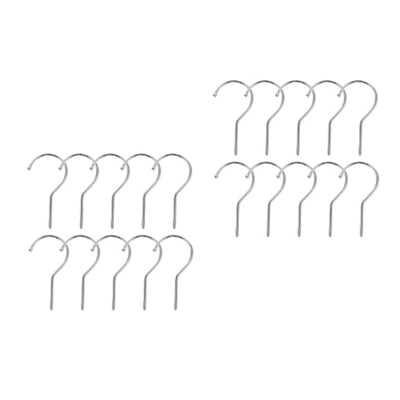 OUNONA 40 pcs Clothes Hanger Screw Hooks Pants Hangers Universal Hanger Hooks for Closet Organization Space-Saving Design for Skirts and Jeans