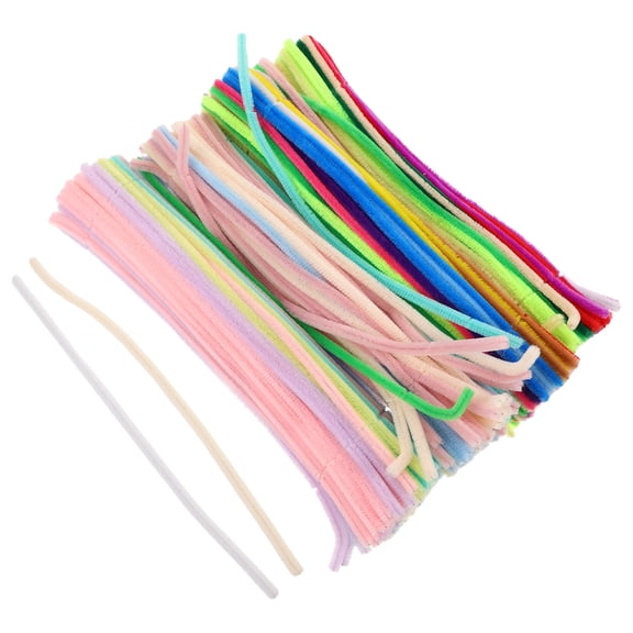 OUNONA 400pcs Assorted Color Chenille Stems for Creative DIY Projects and Decorations Suitable for All Ages