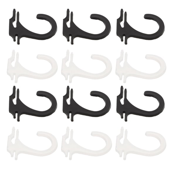 OUNONA Sock Display Hooks Plastic Small Lightweight for Shops and Home 400Pcs