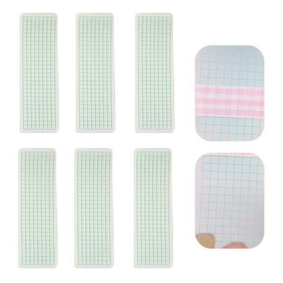 OUNONA 40Pcs Washi Cards Tape Sample Boards Plastic Washi Cards
