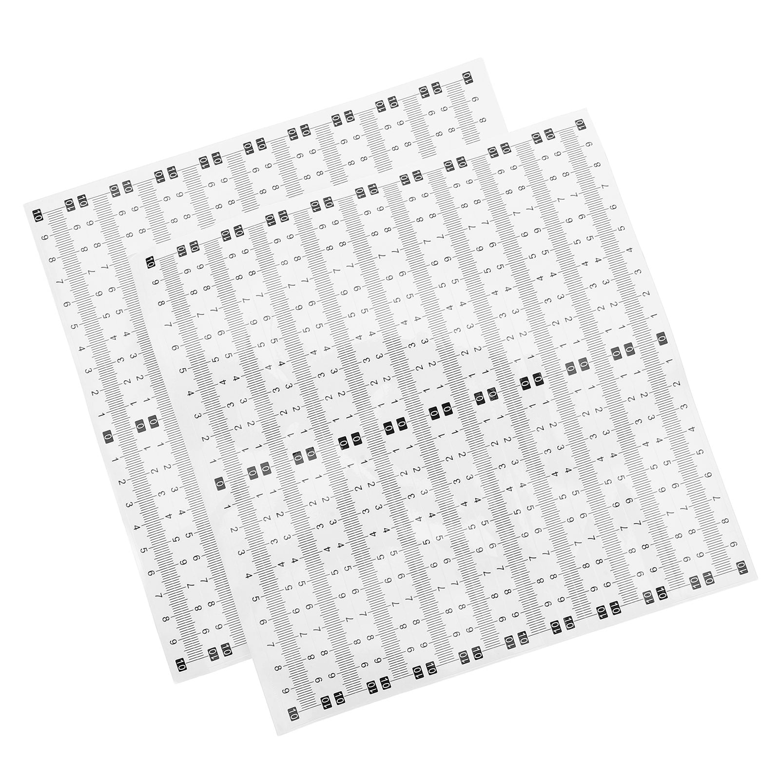 OUNONA 40Pcs Workbench Adhesive Ruler Tape Self Adhesive Metric Tape ...