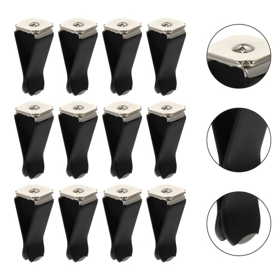 Homoyoyo Car Vent Clips, Black Alloy, Scented Aromatherapy, Durable and Versatile, 40Pcs