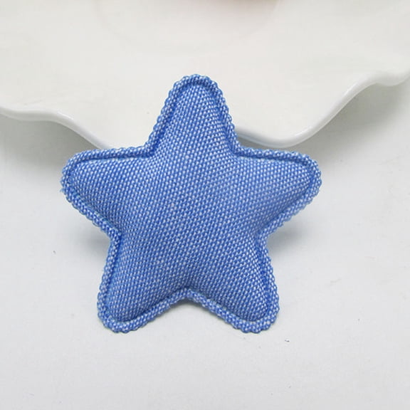 OUNONA 40pcs Fun Embroidered Patch Denim Blue for Artists Crafters Scrapbook