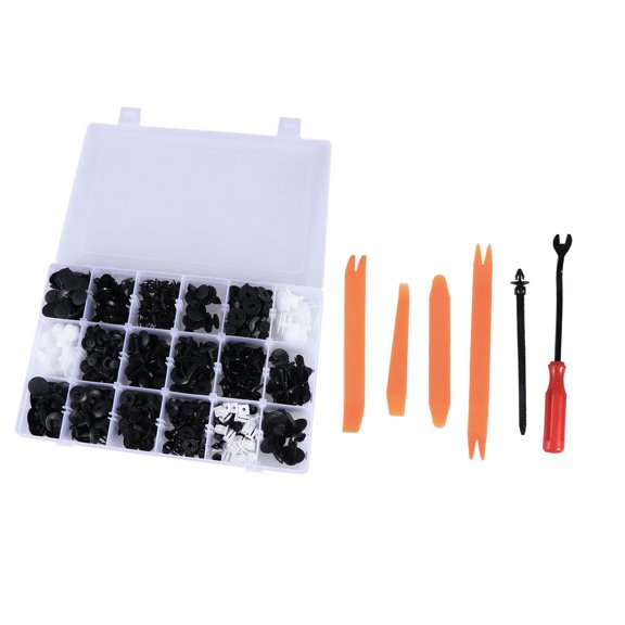 OUNONA 435 PCS Thread U Clip Nut Fastener Car Retainer Clips Body Trim