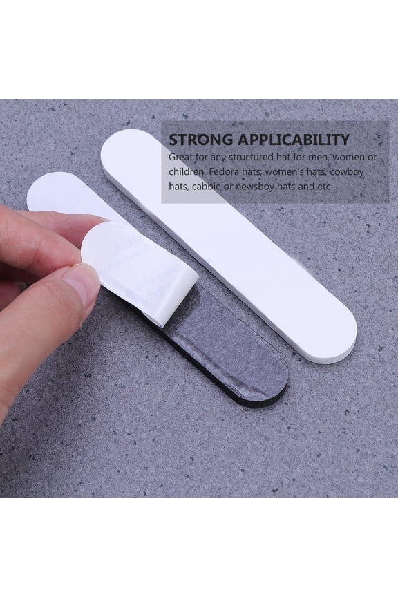 48Pcs Lightweight Eva Hat Size Reducer Strips for Sweatbands Easy to Attach and Adjust