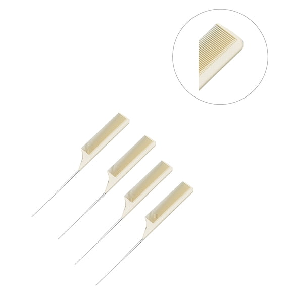 OUNONA 4PCS Highlight Comb Professional Hair Styling Comb for Salon Workers and Home Users