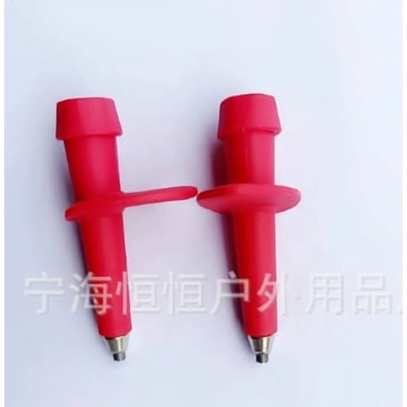 OUNONA 4PCS Replacement Trekking Pole Tips - Nylon Tungsten Steel Ends for Hiking, Skiing, Climbing, Walking Sticks