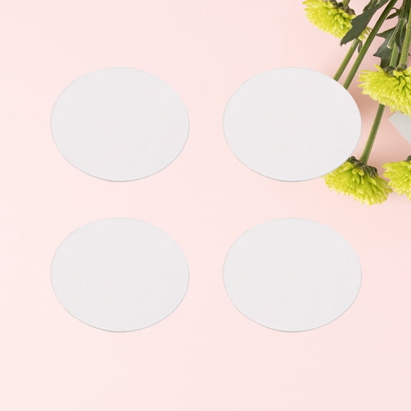 OUNONA 4PCS Universal Non-Slip Tile Wall Stickers Gripping Pad Clear Anti Pads Hook Super Sticky Double Side Pad for Kitchen Glass Anywhere