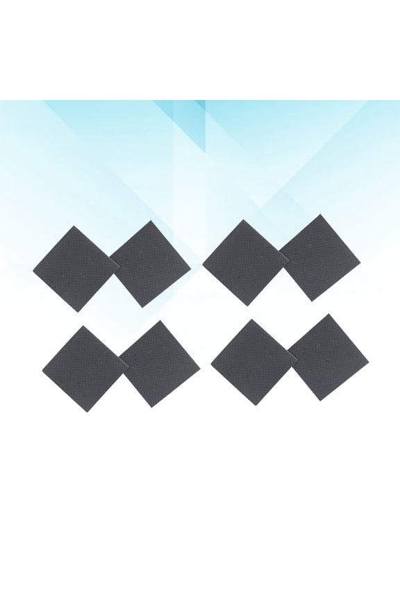 4Pairs Silent Wear-Resistant Shoe Pads Black Easy to Stick and Remove