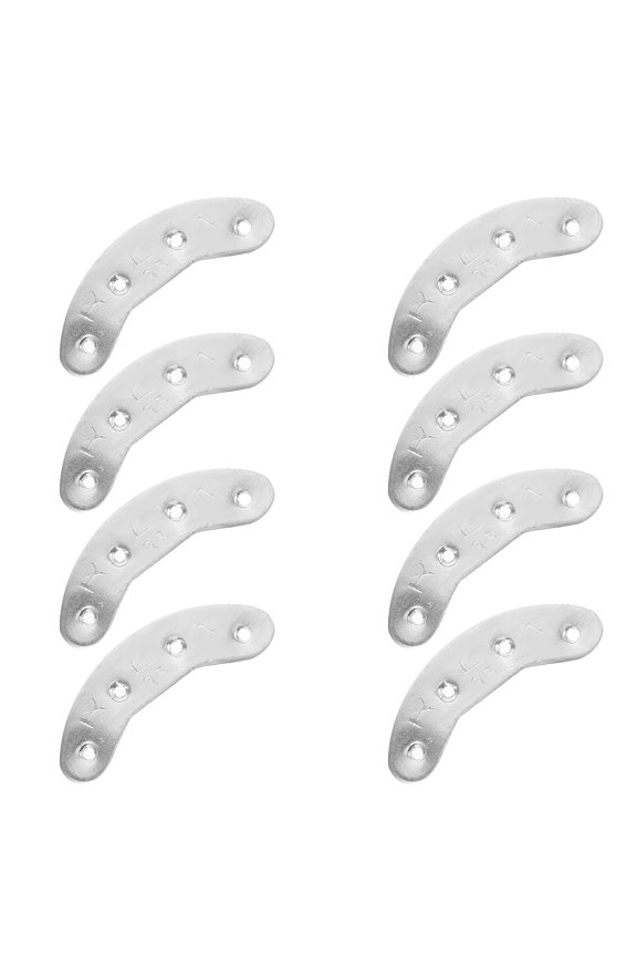 4Pairs Boot Heel Protector Plates with Iron Sole Repair Tips for Extended Shoe Lifespan