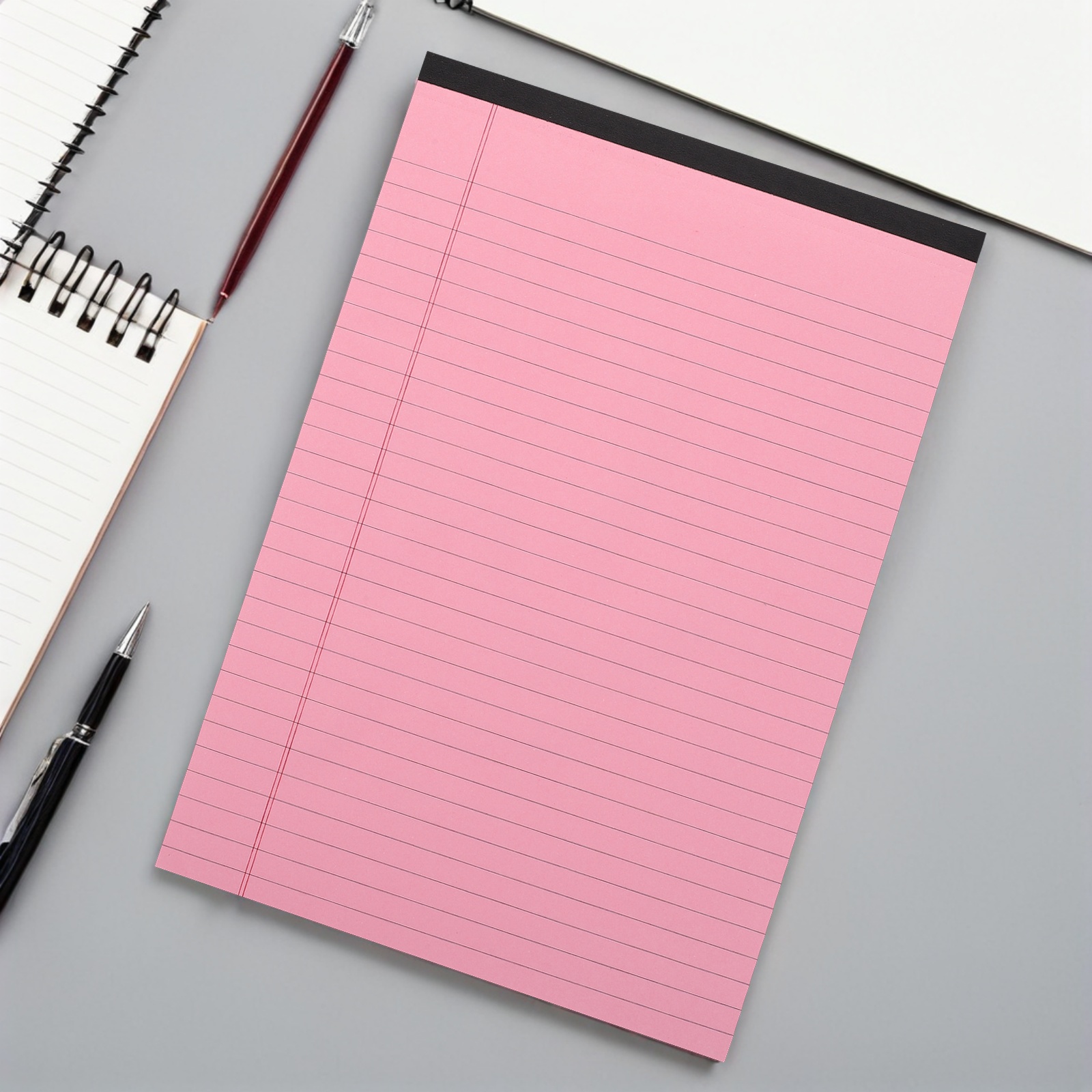 OUNONA 4-Pack A4 Tearable Notebooks with Lined Pages and Easy Detach for Organized Note Taking and Writing