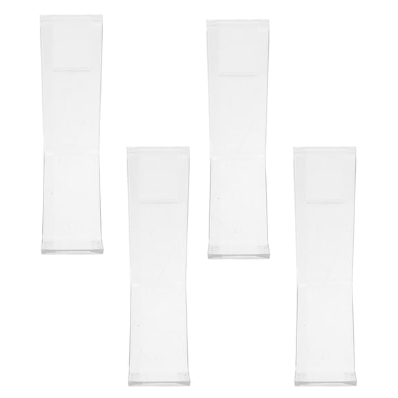 OUNONA 4Pcs Acrylic Shoe Organizer Stand Transparent Retail Display Rack for Store Sneakers