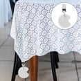 thumbnail image 1 of WEAVILUX Compact Table Cover Clip Tablecloth Weights Stone Sturdy Design General Users Camping 4Pcs, 1 of 8