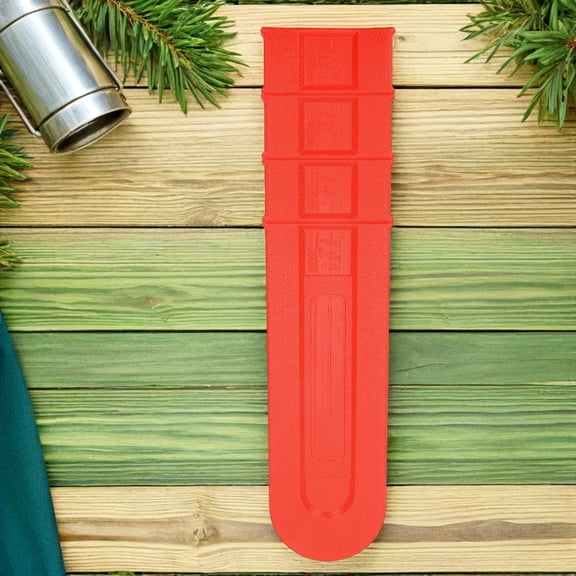 OUNONA 4-Pack Plastic Chainsaw Bar Protectors Sleeves for Safe Storage and Precise Cutting Performance