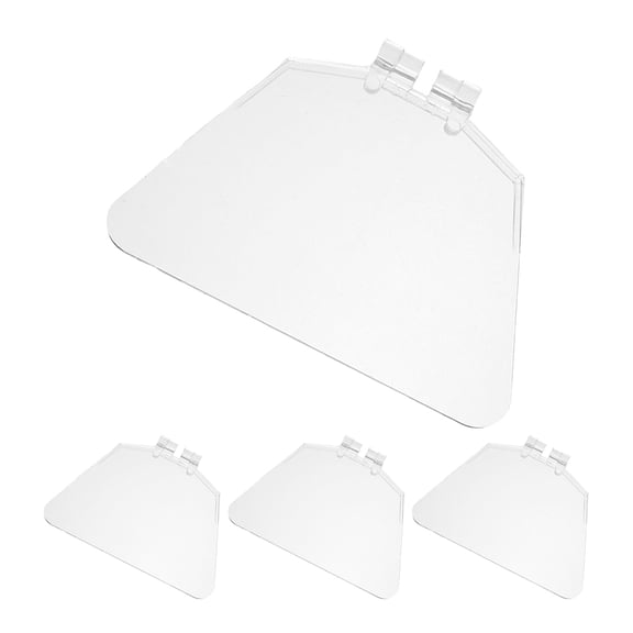 OUNONA 4-Piece Clear Protective Shield Kit for Bench - Safety Guard for Home Workshop and Projects