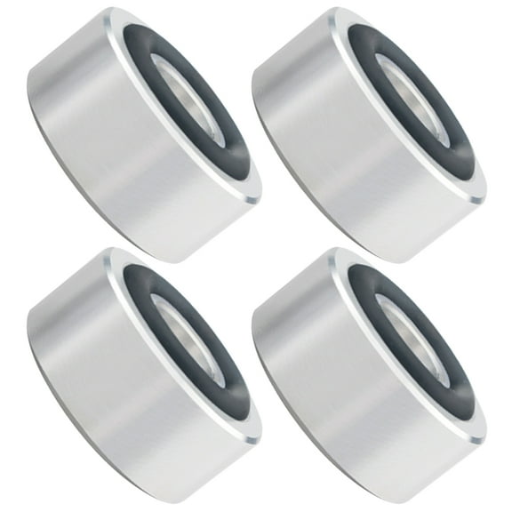 OUNONA 4-Pack Aluminum Speaker Isolation Pads for Subwoofer Dampening and Floor