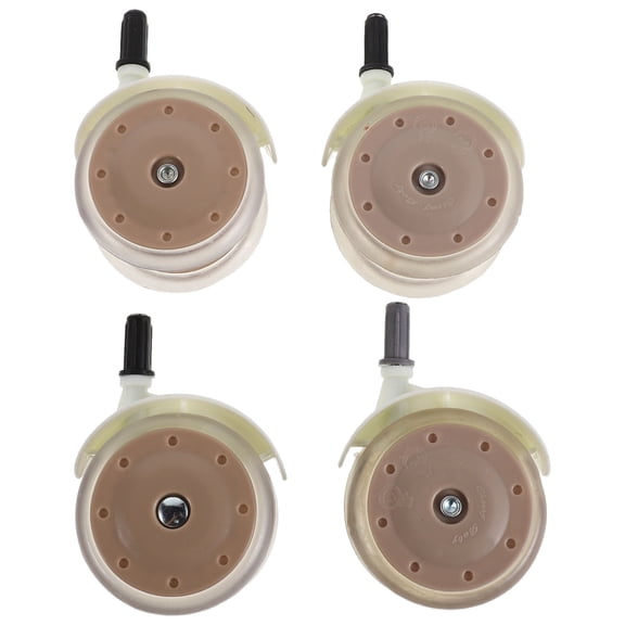 OUNONA 4Pcs Replacement Front Caster Wheels for Walker with Noise Reduction