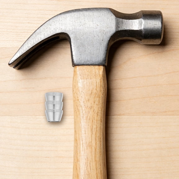 OUNONA 4-Pack Heavy Duty Metal Hammer Wedges with Extended Design for Strong Secure Fixation and Easy Installation