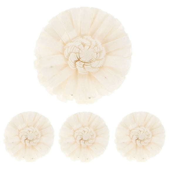 OUNONA 4Pcs Flower Diffusers For Home Cotton Fragrance Volatilization DIY Craft