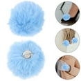 thumbnail image 1 of OUNONA 4Pcs Lightweight Blue Faux Wool Pom Poms Hat Topper for DIY Decoration, 1 of 5