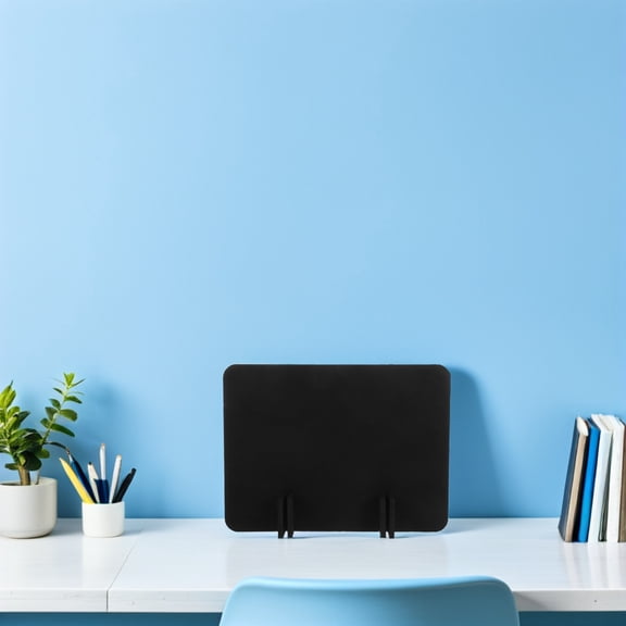 OUNONA 4Pcs Freestanding Desktop Privacy Panel with Noise Reduction Felt Material for Office