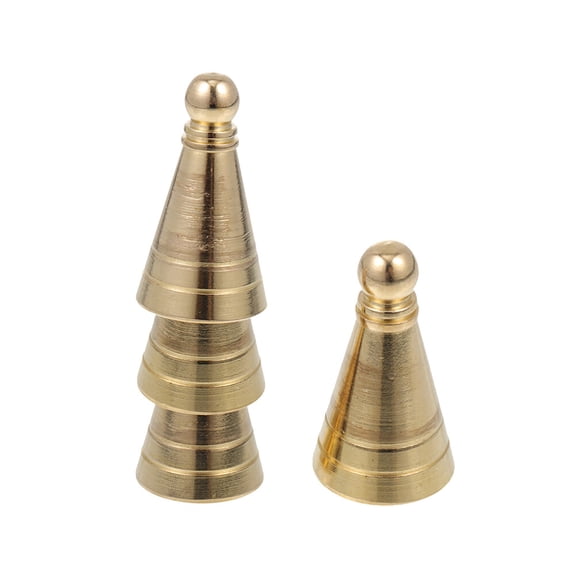 OUNONA 4Pcs Golden Copper Incense Mould Tool for Cone Shape Making and Tea Room Decor