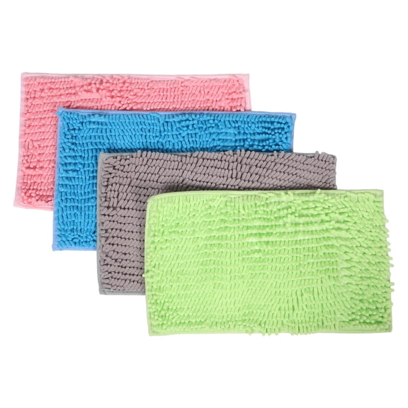 OUNONA 4Pcs Guinea Pig Cushions Plush Chenille Bedding Mats for Small Pet Cage Comfort